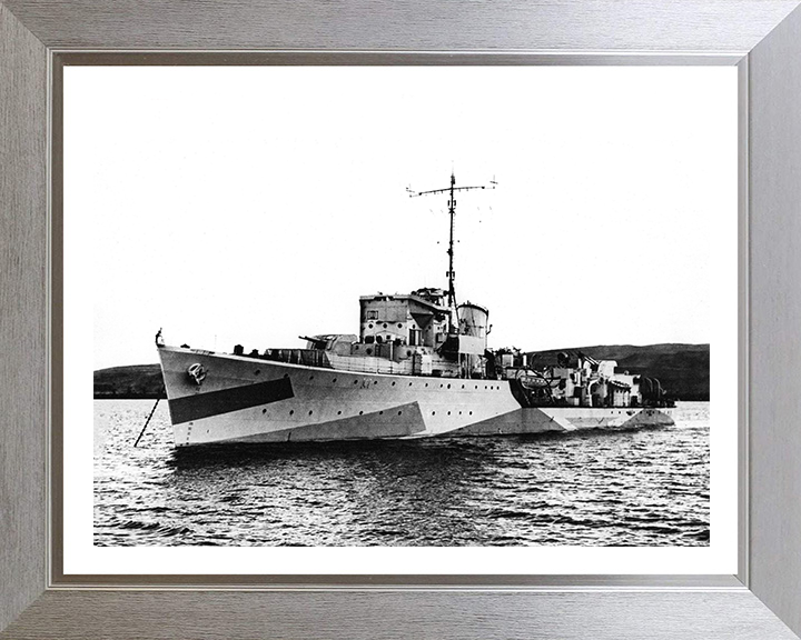 HMS Goathland L27 Royal Navy Hunt class destroyer Photo Print or Framed Print - Hampshire Prints