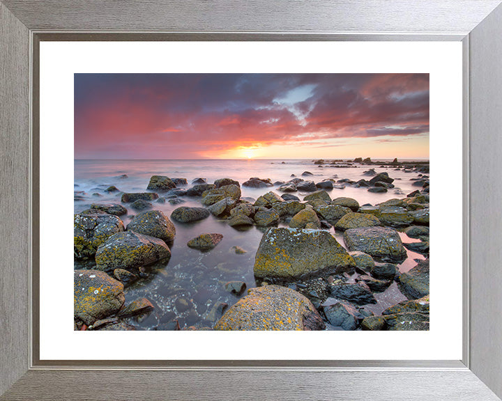 Portstewart coast Northern Ireland at sunset Photo Print - Canvas - Framed Photo Print - Hampshire Prints