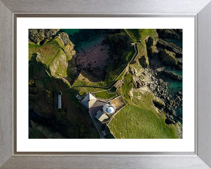 Start Point Lighthouse Devon from above in spring Photo Print - Canvas - Framed Photo Print - Hampshire Prints