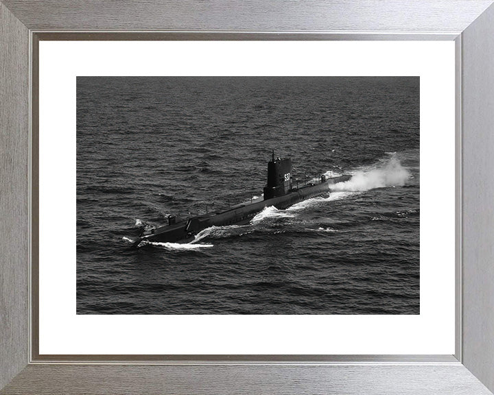 HMS Talent P337 (S37) Royal Navy T class Submarine Photo Print or Framed Print - Hampshire Prints