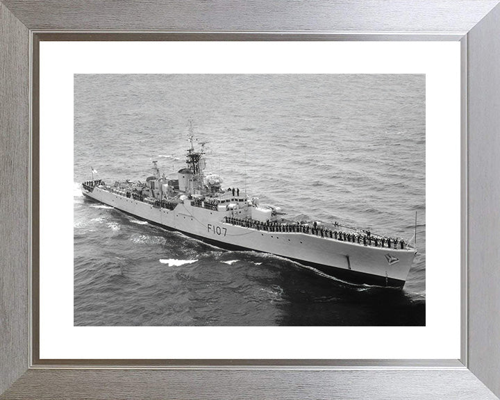 HMS Rothesay F107 Royal Navy Rothesay Class frigate Photo Print or Framed Print - Hampshire Prints