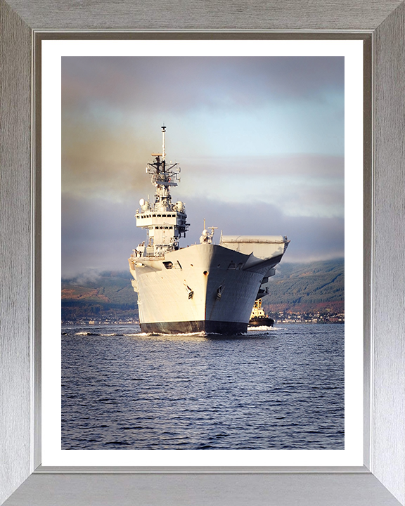 HMS Illustrious R06 Royal Navy Invincible class Aircraft Carrier Photo Print or Framed Print - Hampshire Prints