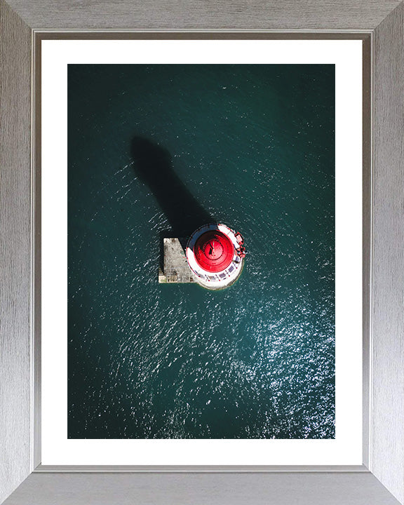 Beachy Head lighthouse East Sussex from above Photo Print - Canvas - Framed Photo Print - Hampshire Prints