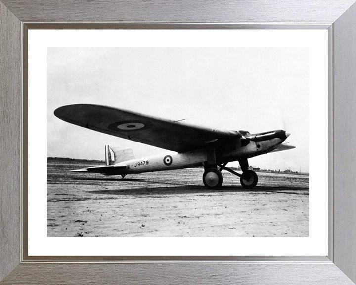 RAF Fairey Long Range Monoplane 1929 | Photo Print | Framed Print | Military | Aircraft | Royal Air Force | Wall Art | Home Decor | Aviation | Photography Hampshire Prints 10 x 8 Silver Frame Yes