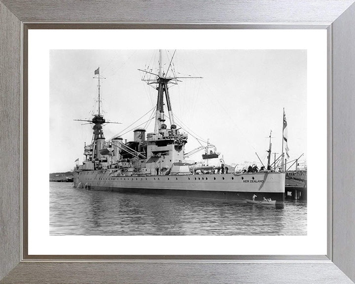 HMS New Zealand (1911) | Photo Print | Framed Print | Indefatigable Class | Cruiser | Royal Navy Hampshire Prints