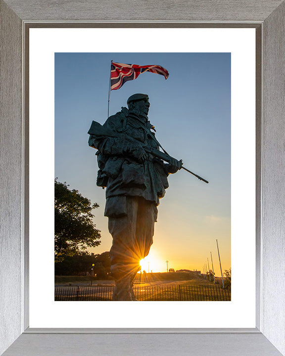 Royal Marine statue the Yomper Royal Marines museum Eastney Photo Print or Framed Photo Print - Hampshire Prints