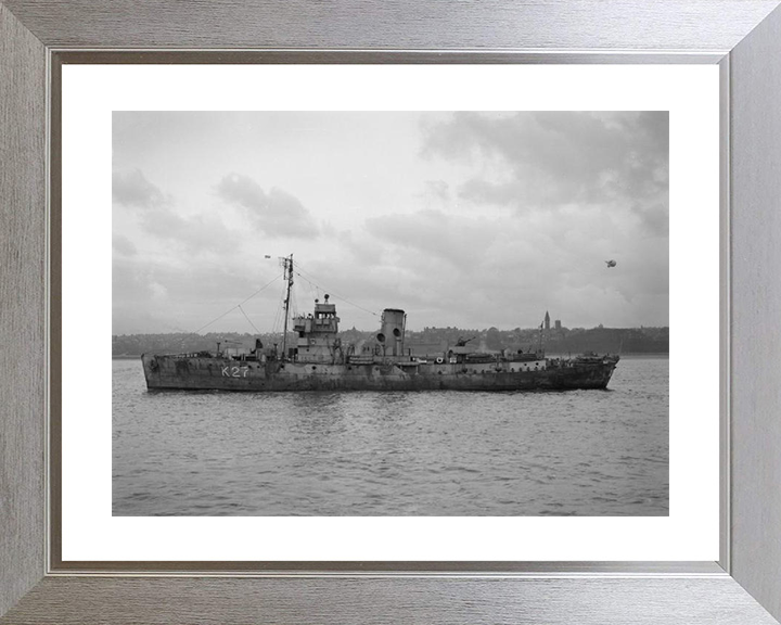 HMS Honeysuckle K27 Royal Navy Flower class corvette Photo Print or Framed Print - Hampshire Prints