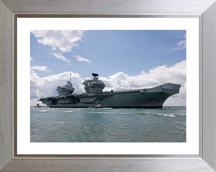 HMS Prince of Wales R09 | Photo Print | Framed Print | Queen Elizabeth Class | Aircraft Carrier | Royal Navy Hampshire Prints