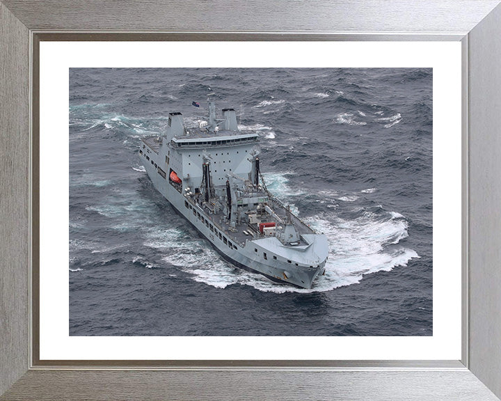 RFA Tideforce A139 | Photo Print | Framed Print | Tide class | Tanker | Royal Fleet Auxiliary Hampshire Prints 10 x 8 Silver Frame Yes