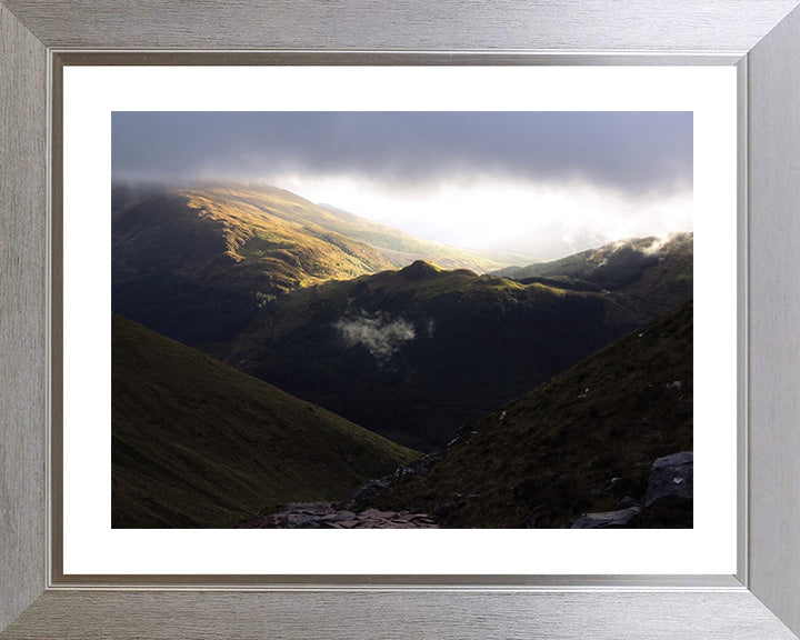 Low clouds over Ben Nevis Mountain Scotland Photo Print - Canvas - Framed Photo Print - Hampshire Prints