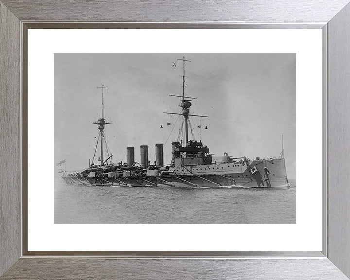 HMS Achilles (1905) Royal Navy Warrior class armoured cruiser Photo Print or Framed Photo Print - Hampshire Prints