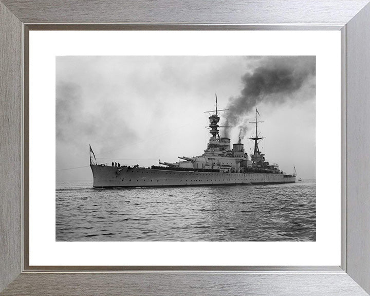 HMS Repulse (1916) Royal Navy Renown class battlecruiser Photo Print or Framed Print - Hampshire Prints