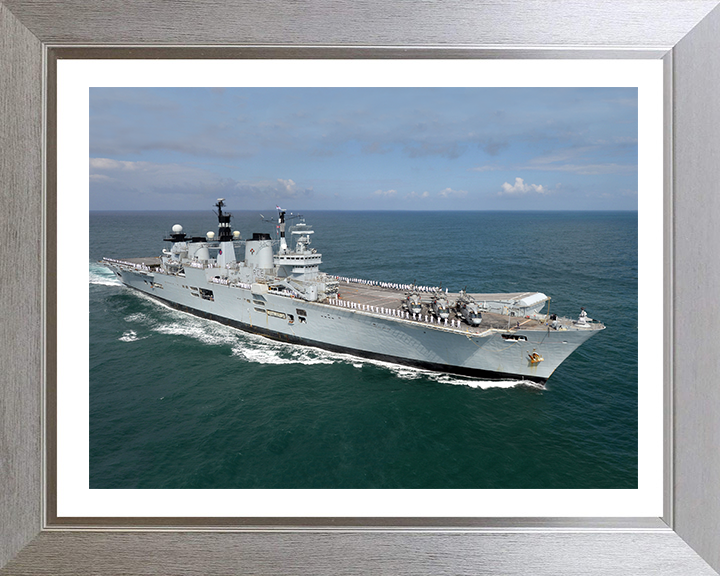 HMS Illustrious R06 Royal Navy Invincible class Aircraft Carrier Photo Print or Framed Print - Hampshire Prints