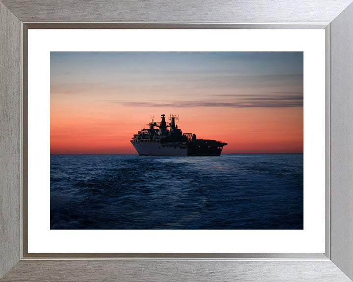 HMS Albion L14 Royal Navy Albion Class amphibious ship Photo Print or Framed Print - Hampshire Prints