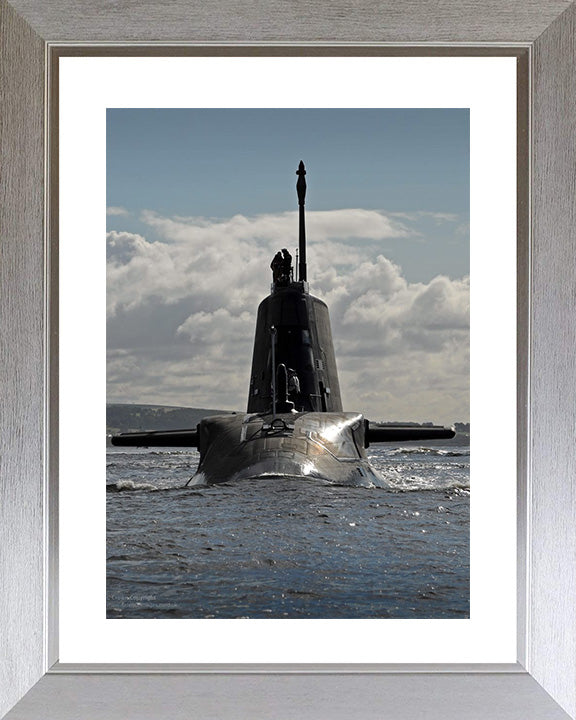 HMS Ambush S120 Royal Navy Astute class Submarine Photo Print or Framed Print - Hampshire Prints