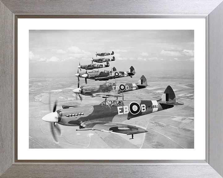 Supermarine Spitfire F Mk XIIs of 41 Sqn | Photo Print | Framed Print | Military | Aircraft | Royal Air Force | Wall Art | Home Decor | Aviation | Photography