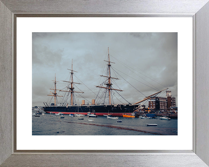HMS Warrior 1860 | Photo Print | Framed Print | Poster | Steam-powered Armoured Frigate | Royal Navy Hampshire Prints