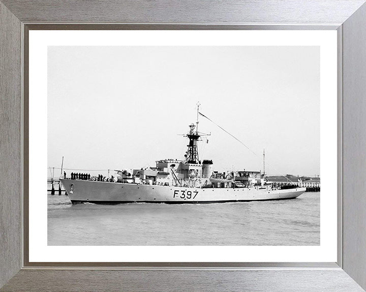 HMS Launceston Castle F397 (K397) Royal Navy Castle class corvette Photo Print or Framed Print - Hampshire Prints