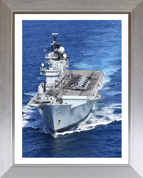 HMS Illustrious R06 Royal Navy Invincible class Aircraft Carrier Photo Print or Framed Print - Hampshire Prints