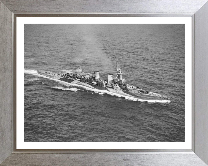 HMS Frobisher D81 Royal Navy Hawkins class heavy cruiser Photo Print or Framed Print - Hampshire Prints