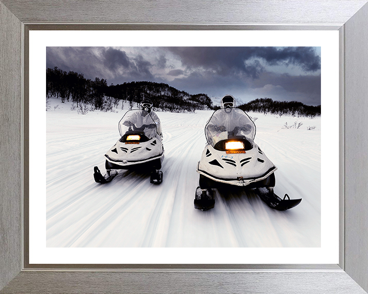 Royal Marine Commandos on a Ski-Doo | Photo Print | Framed Print | Military | Commando | Wall Art | Home Decor | Print | Photography Hampshire Prints