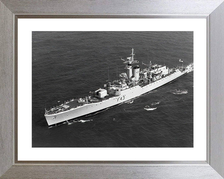 HMS Torquay F43 Royal Navy Whitby class frigate Photo Print or Framed Print - Hampshire Prints