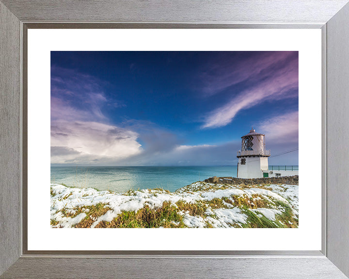 Blackhead Lighthouse Northern Ireland in winter Photo Print - Canvas - Framed Photo Print - Hampshire Prints