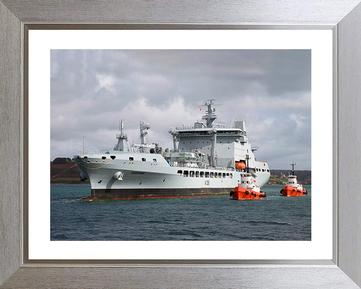 RFA Tidesurge A138 | Photo Print | Framed Print | Tide class | Tanker | Royal Fleet Auxiliary Hampshire Prints 10 x 8 Silver Frame Yes
