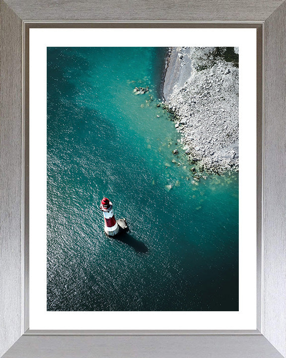Beachy Head cliffs and lighthouse East Sussex from above Photo Print - Canvas - Framed Photo Print - Hampshire Prints