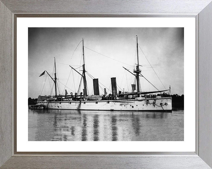 HMS Mercury (1878) | Photo Print | Framed Print | Poster | Iris Class | Cruiser | Royal Navy Hampshire Prints