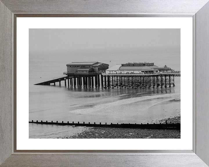 Cromer Pier beach Norfolk black and white Photo Print - Canvas - Framed Photo Print - Hampshire Prints