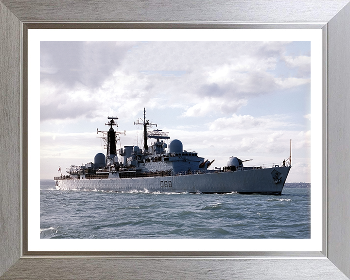 HMS Glasgow D88 Royal Navy Type 42 Destroyer Photo Print or Framed Print - Hampshire Prints