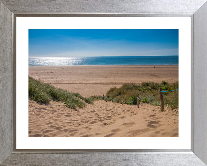 Woolacombe Beach Devon in summer Photo Print - Canvas - Framed Photo Print - Hampshire Prints