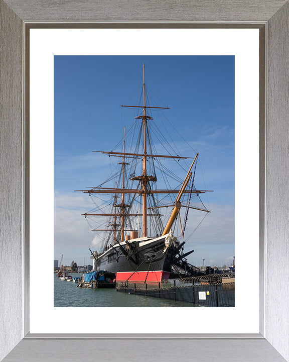 HMS Warrior 1860 | Photo Print | Framed Print | Poster | Steam-powered Armoured Frigate | Royal Navy Hampshire Prints