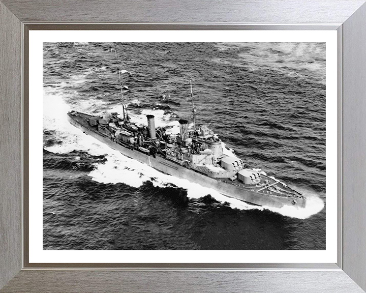 HMS Fiji (58) Royal Navy Fiji class light cruiser Photo Print or Framed Photo Print - Hampshire Prints