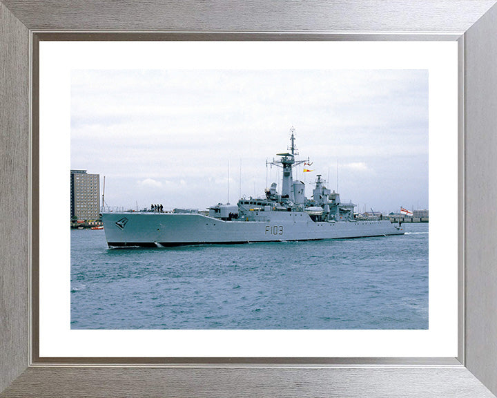 HMS Lowestoft F103 | Photo Print | Framed Print | Rothesay Class | Frigate | Royal Navy Hampshire Prints