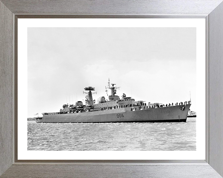 HMS Hampshire D06 Royal Navy County class destroyer Photo Print or Framed Print - Hampshire Prints