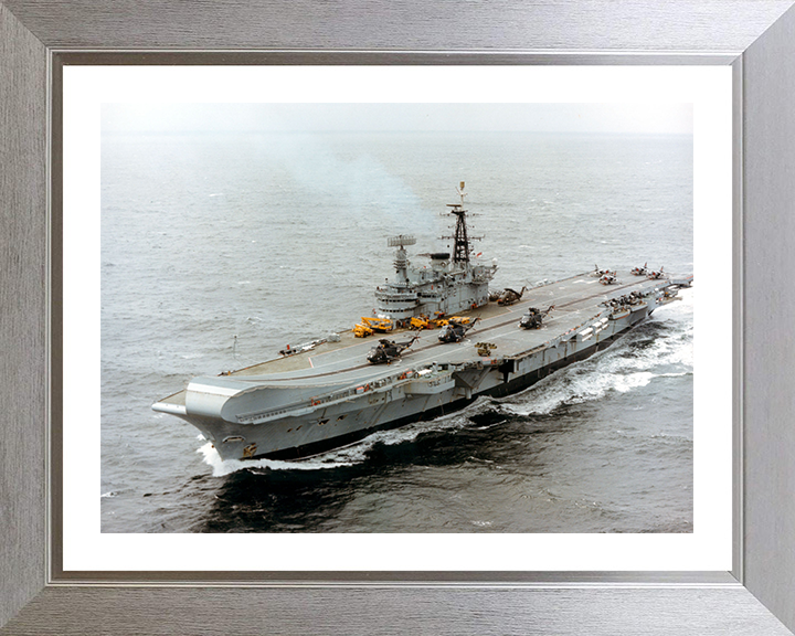 HMS Hermes R12 | Photo Print | Framed Print | Centaur Class | Aircraft Carrier | Royal Navy Hampshire Prints