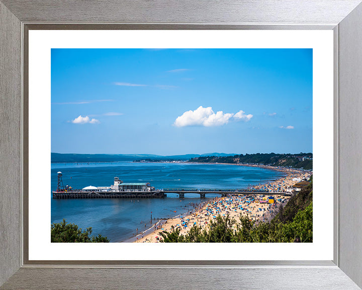Bournemouth Beach Dorset in summer Photo Print - Canvas - Framed Photo Print - Hampshire Prints