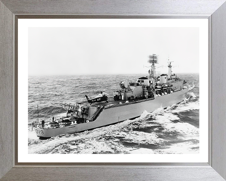 HMS Glamorgan D19 Royal Navy County class Destroyer Photo Print or Framed Print - Hampshire Prints