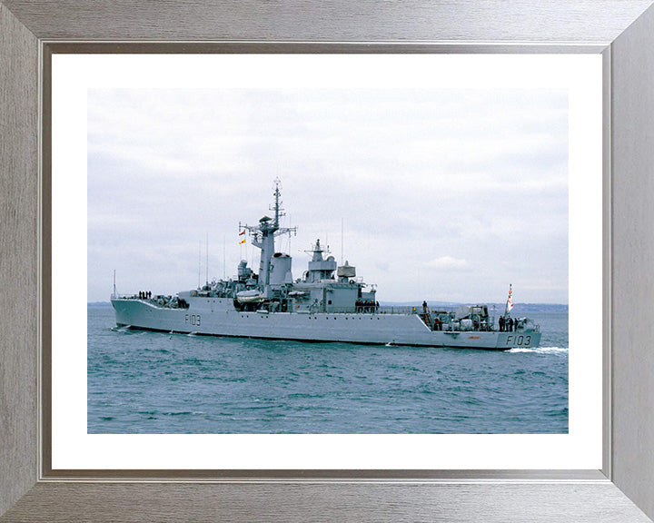 HMS Lowestoft F103 | Photo Print | Framed Print | Rothesay Class | Frigate | Royal Navy Hampshire Prints