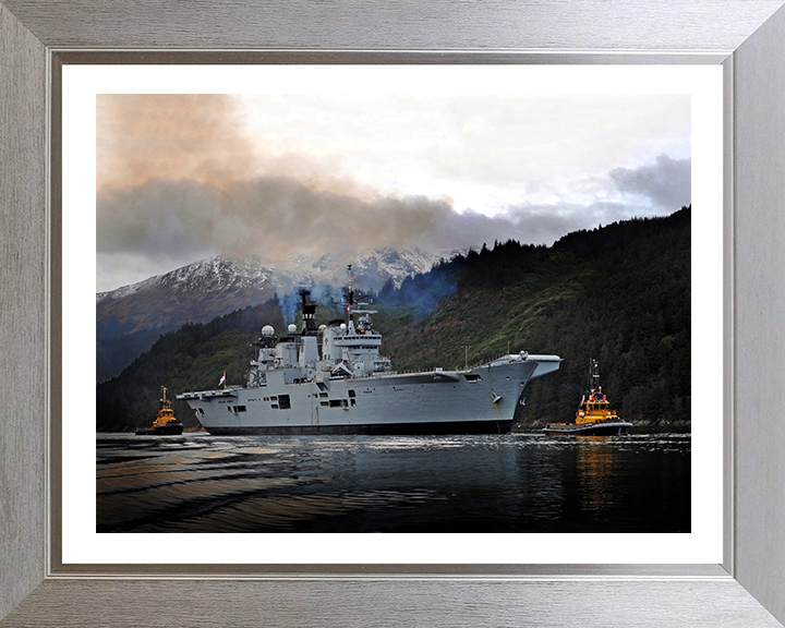 HMS Illustrious R06 Royal Navy Invincible class Aircraft Carrier Photo Print or Framed Print - Hampshire Prints