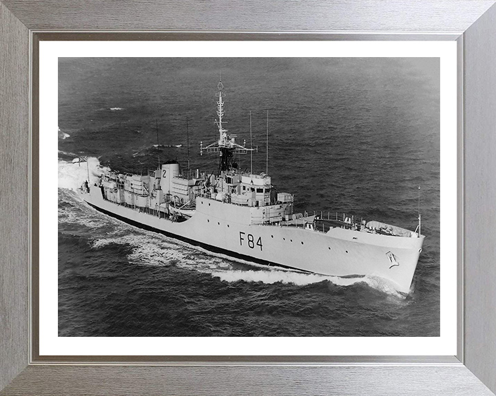 HMS Exmouth F84 Royal Navy Blackwood class frigate Photo Print or Framed Print - Hampshire Prints