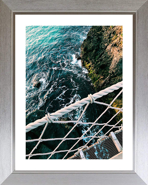 Carrick-a-Rede robe bridge County Antrim Northern Ireland Photo Print - Canvas - Framed Photo Print - Hampshire Prints