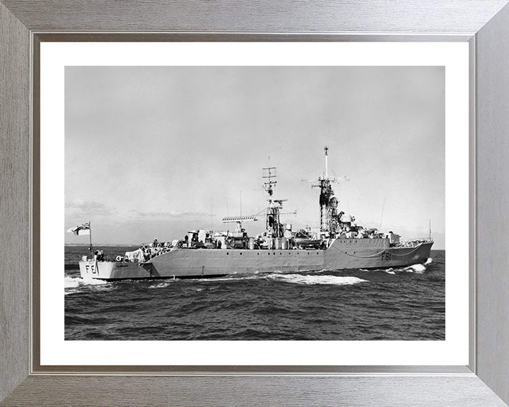 HMS Llandaff F61 Royal Navy Salisbury class Frigate Photo Print or Framed Print - Hampshire Prints