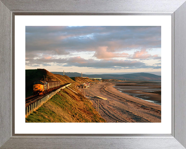 Braystones Beach Cumbria at sunset Photo Print - Canvas - Framed Photo Print - Hampshire Prints