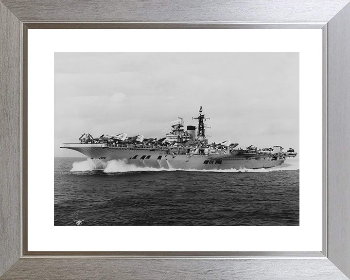 HMS Victorious R38 Royal Navy Illustrious class aircraft carrier Photo Print or Framed Print - Hampshire Prints