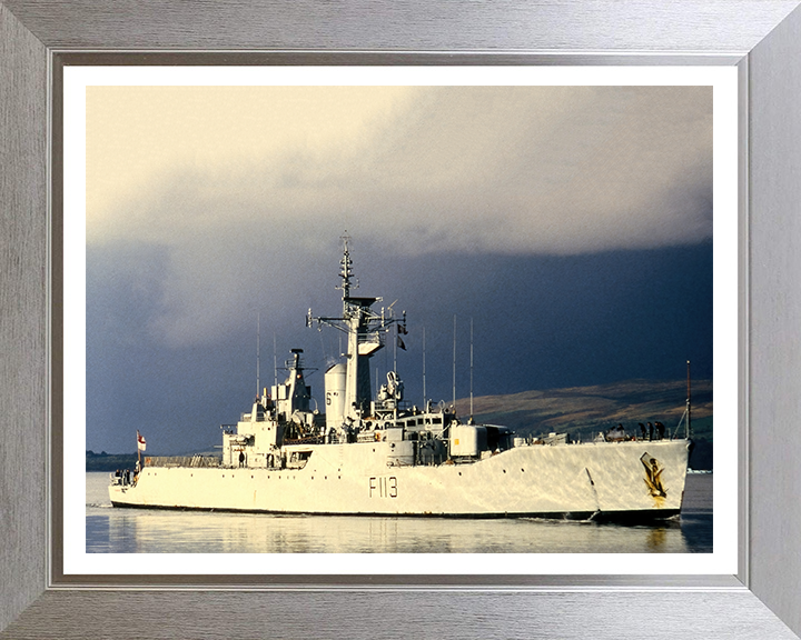 HMS Falmouth F113 Royal Navy Rothesay Class Frigate Photo Print or Framed Print - Hampshire Prints
