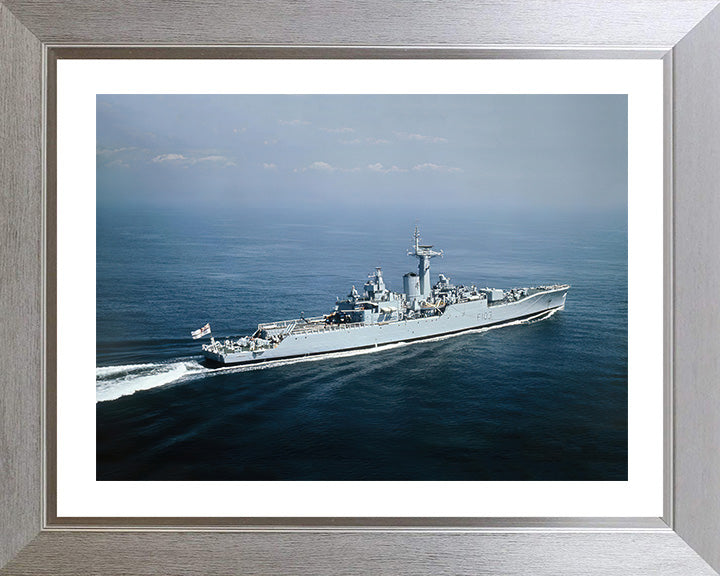 HMS Lowestoft F103 Royal Navy Rothesay class frigate Photo Print or Framed Print - Hampshire Prints