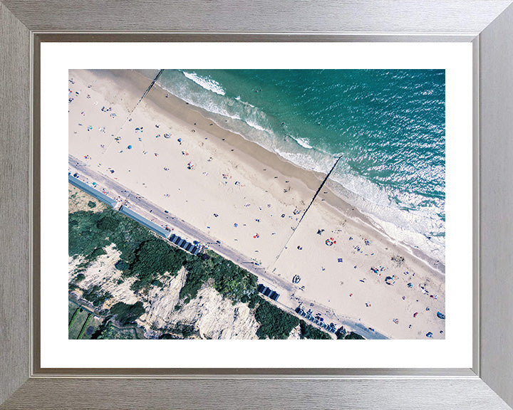 Bournemouth Beach Dorset from above Photo Print - Canvas - Framed Photo Print - Hampshire Prints